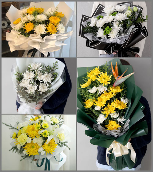 湖南邵阳洞口县竹市镇白竹村白事花束代送